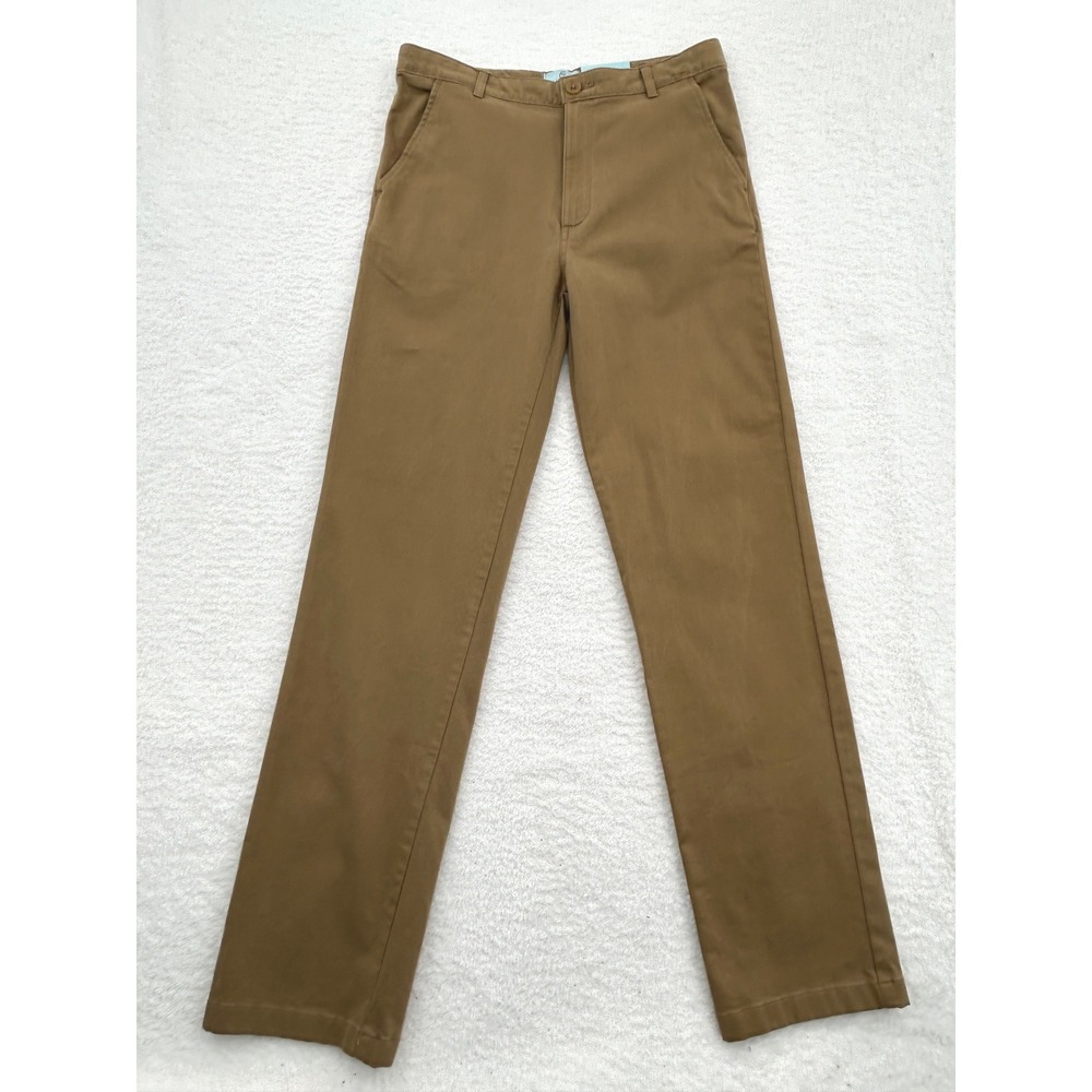 NEW Class Club Boys Modern Fit Khaki Chino Pants Tan 18 Adjustable Waist Preppy